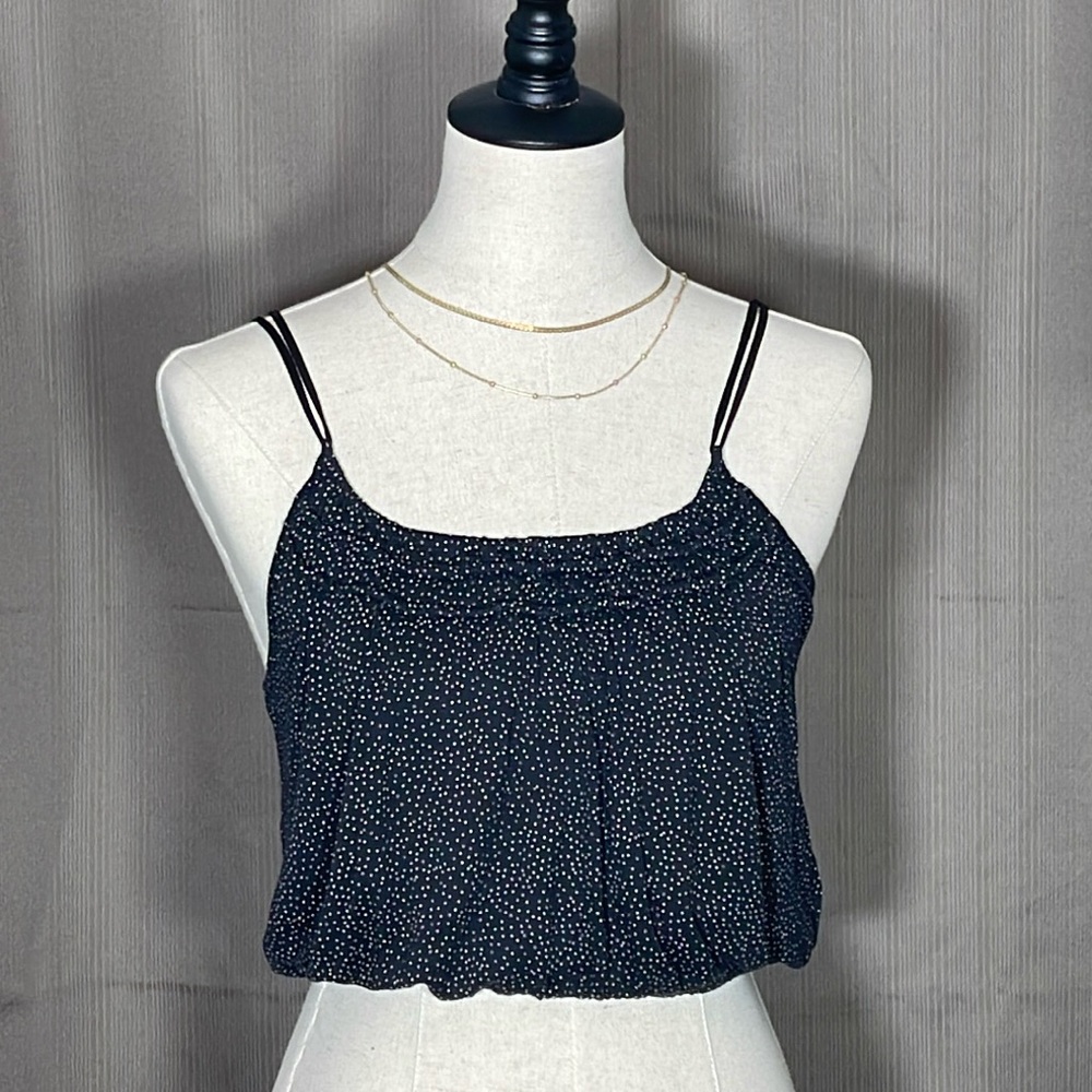 URBAN OUTFITTERS Polka Dot Spaghetti String Tank Top
